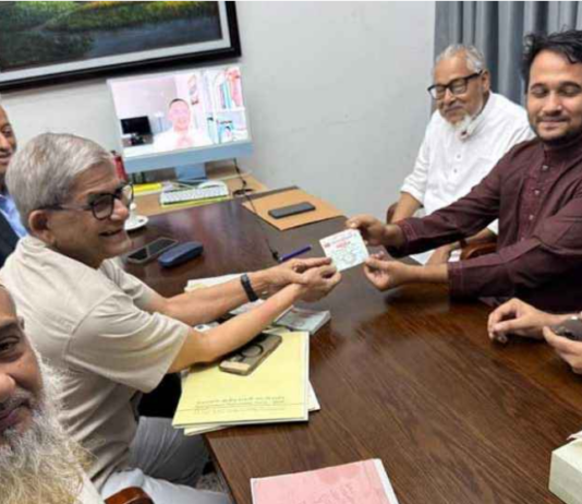 বিএনপিতে যোগ দিলেন মুগ্ধর ভাই স্নিগ্ধ