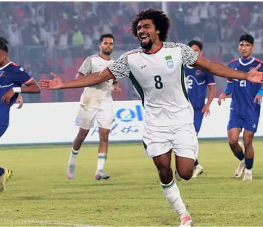 বাংলাদেশ–নেপাল হামজা–জাদুর পর আবারও শেষ মুহূর্তে গোল হজমের আক্ষেপ