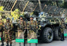 ট্রাইব্যুনাল ও সুপ্রিম কোর্ট এলাকায় সেনা মোতায়েন