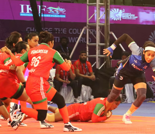 কাবাডি বিশ্বকাপে ভারতের কাছে হারল মেয়েরা